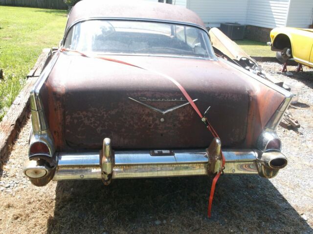 1957 copper Chevrolet Bel Air/150/210 4 door hardtop