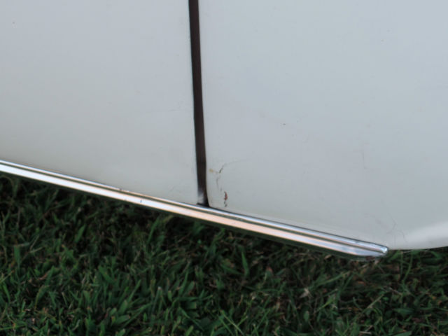 1957 White Chevrolet Bel Air/150/210 Convertible