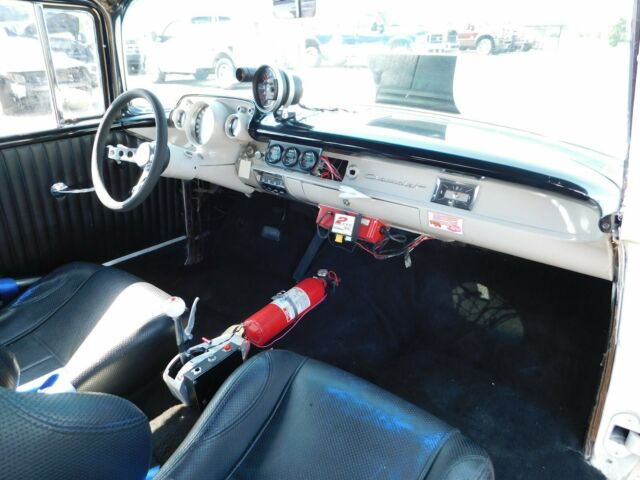 1957 White Chevrolet Bel Air/150/210