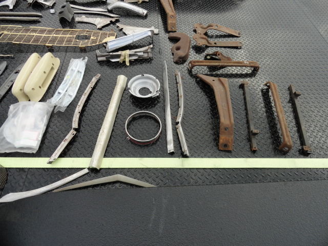 1957 blue white Chevrolet Bel Air/150/210 2 door post