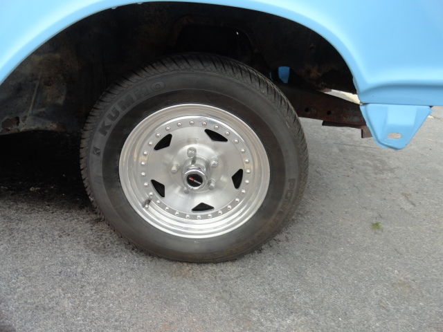 1957 blue white Chevrolet Bel Air/150/210 2 door post