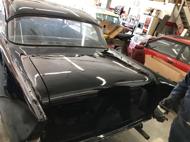 1957 Black Chevrolet Bel Air/150/210 Coupe