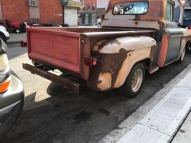 1957 rust Chevrolet 3100 Standard Cab Pickup