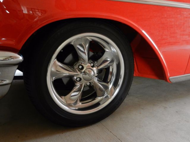 1957 Red Chevrolet Bel Air/150/210 Coupe