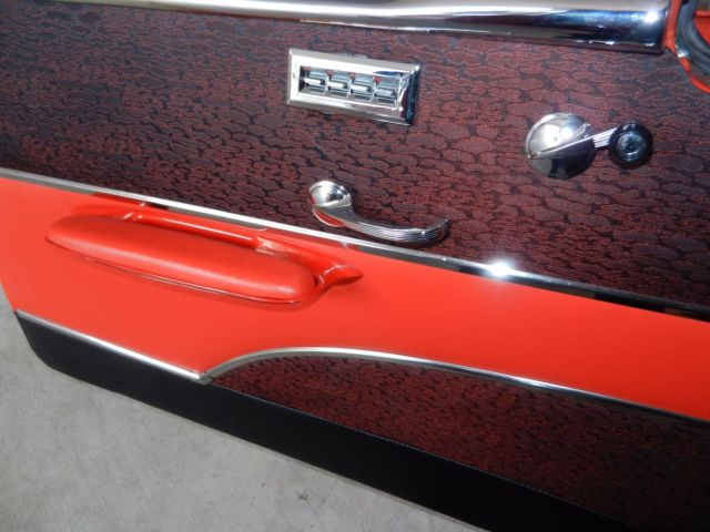 1957 Red Chevrolet Bel Air/150/210 Coupe