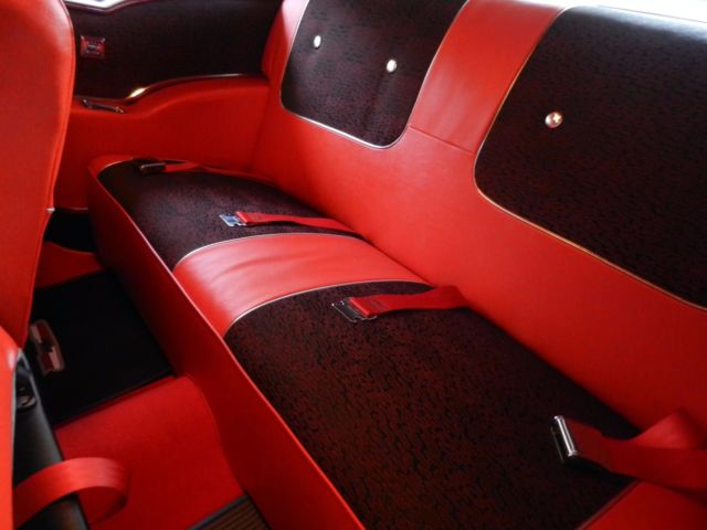 1957 Red Chevrolet Bel Air/150/210 Coupe