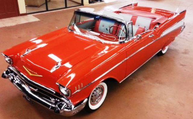 1957 Matador Red Chevrolet Bel Air/150/210 Convertible