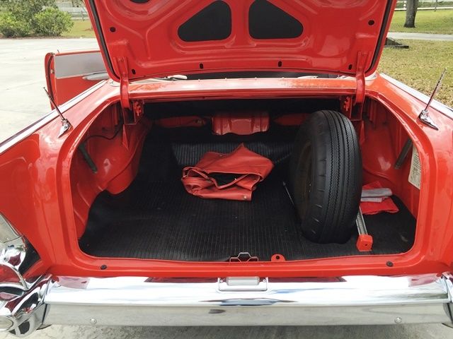 1957 Matador Red Chevrolet Bel Air/150/210 Convertible