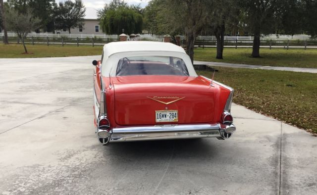 1957 Matador Red Chevrolet Bel Air/150/210 Convertible