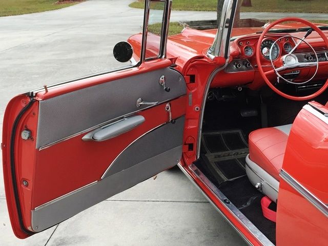 1957 Matador Red Chevrolet Bel Air/150/210 Convertible