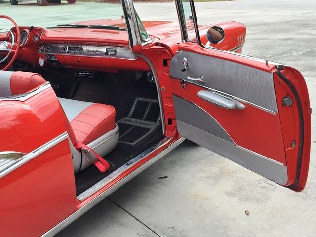 1957 Matador Red Chevrolet Bel Air/150/210 Convertible