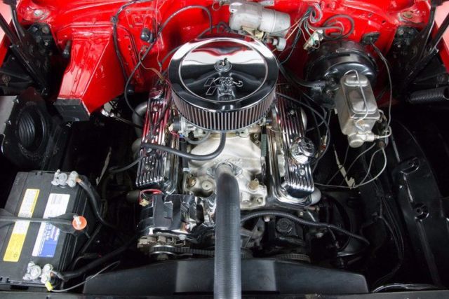 1957 Red Chevrolet Bel Air/150/210 Coupe