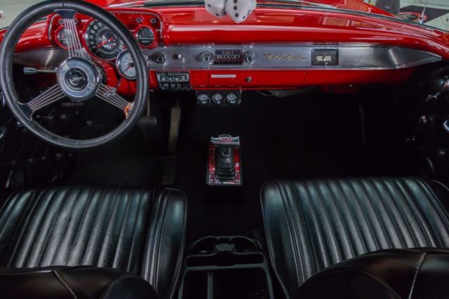 1957 Red Chevrolet Bel Air/150/210 Coupe