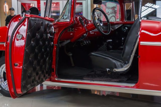 1957 Red Chevrolet Bel Air/150/210 Coupe