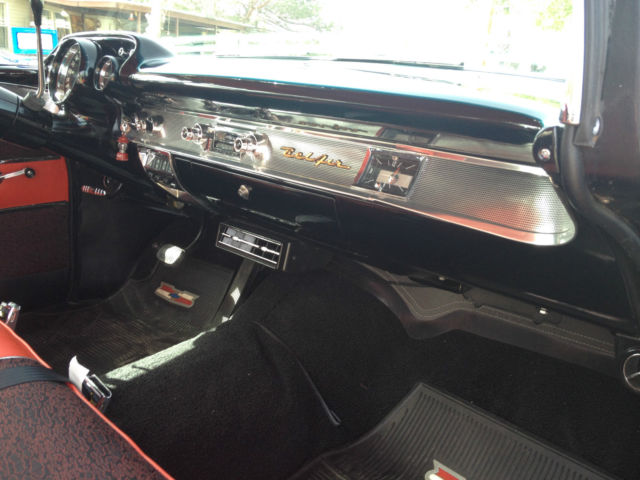 1957 Black Chevrolet Bel Air/150/210 2 door Hardtop