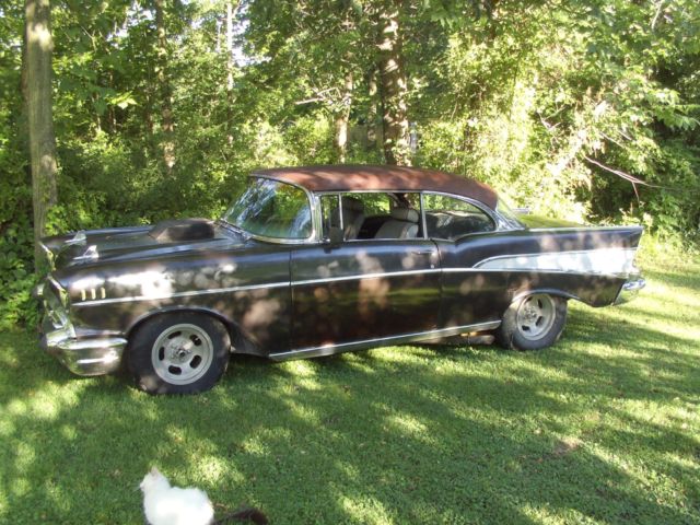 1957 Brown Chevrolet Bel Air/150/210 Coupe