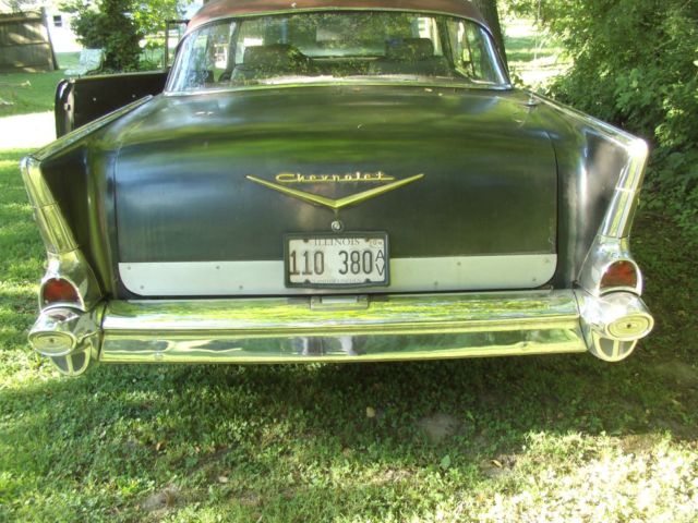1957 Brown Chevrolet Bel Air/150/210 Coupe
