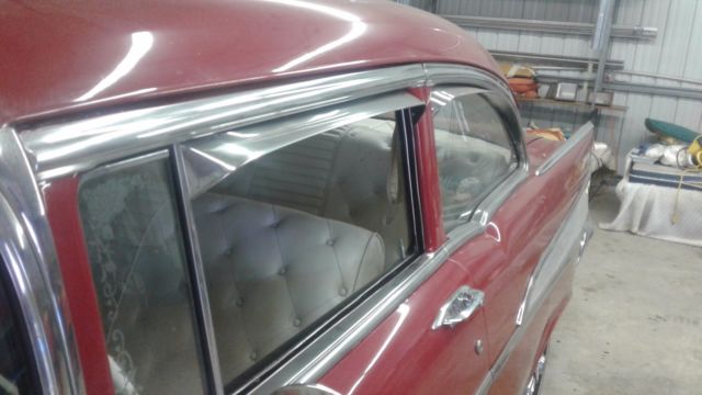 1957 Red / white Chevrolet Bel Air/150/210 Coupe
