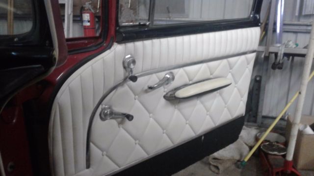 1957 Red / white Chevrolet Bel Air/150/210 Coupe