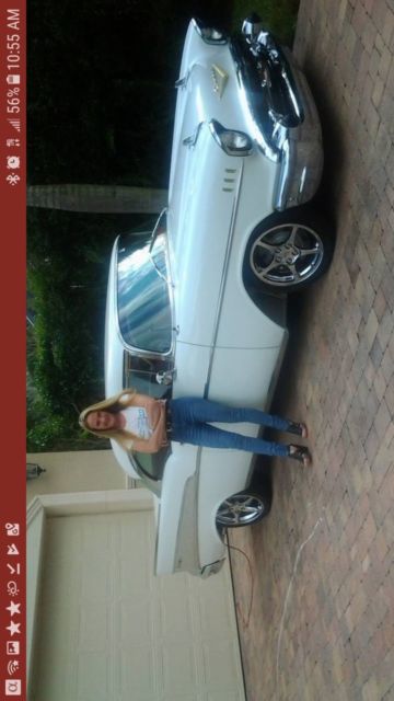 1957 White Chevrolet Bel Air/150/210 Coupe