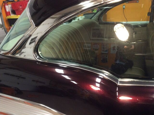 1957 Purple Chevrolet Bel Air/150/210 Coupe