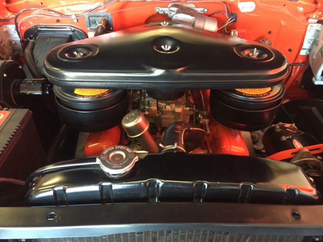 1957 Red Chevrolet Bel Air/150/210 Convertible