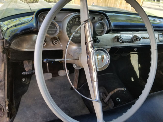 1957 Black Chevrolet Bel Air/150/210