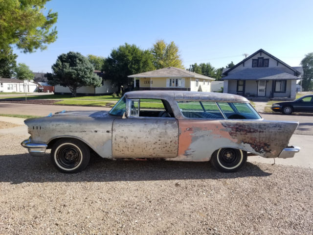 1957 Black Chevrolet Bel Air/150/210
