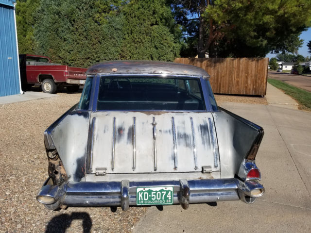1957 Black Chevrolet Bel Air/150/210
