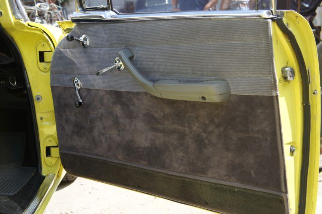 1957 Yellow Chevrolet Bel Air/150/210 Hardtop 2 door