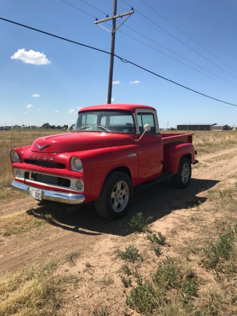 1957 Red Dodge Other Pickups Standard Cab Pickup