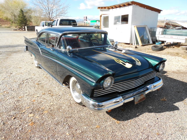 1957 Green Ford Fairlane Coupe