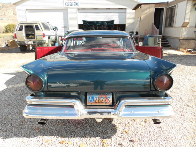 1957 Green Ford Fairlane Coupe