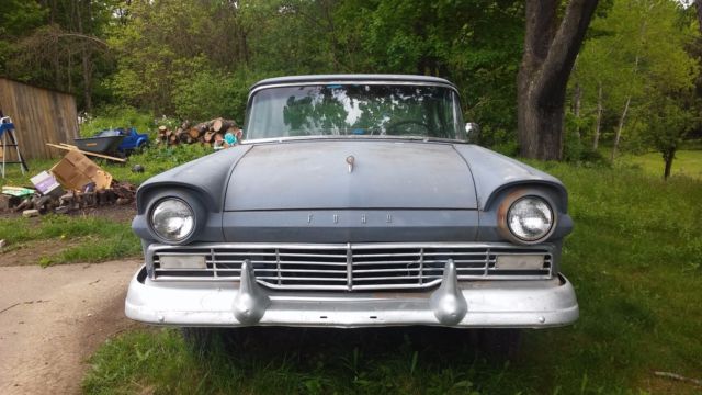 1957 Gray Ford custom 300 Coupe