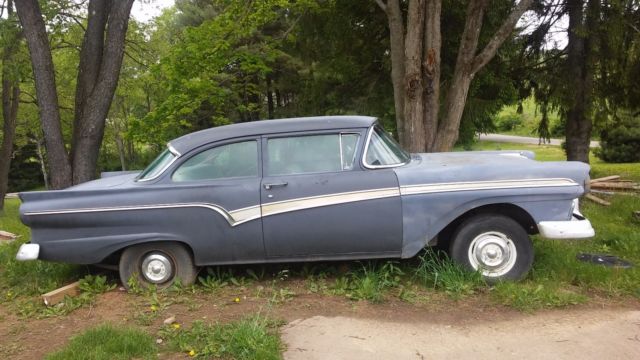1957 Gray Ford custom 300 Coupe