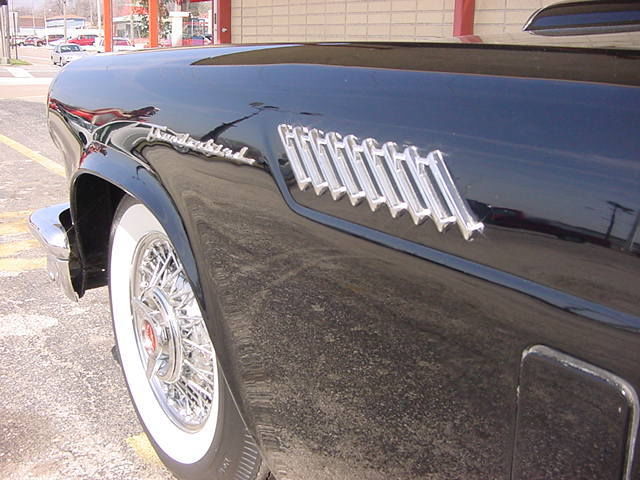 1957 Black Ford Thunderbird Coupe