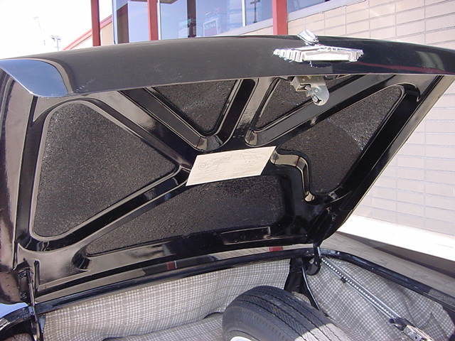 1957 Black Ford Thunderbird Coupe