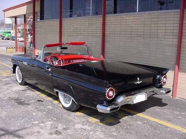 1957 Black Ford Thunderbird Coupe