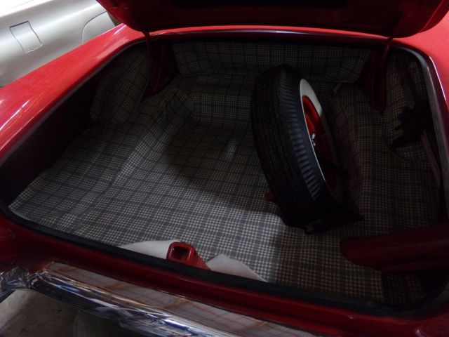 1957 Red Ford Thunderbird Coupe