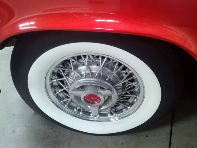 1957 Red Ford Thunderbird Coupe