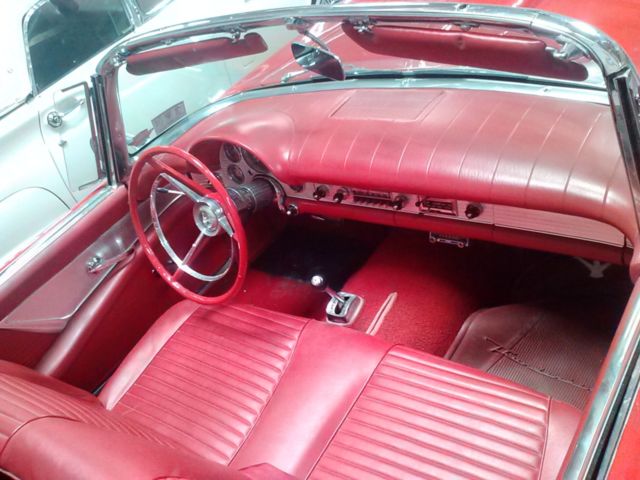 1957 Red Ford Thunderbird Coupe