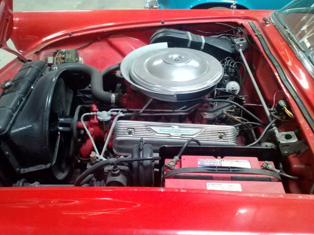 1957 Red Ford Thunderbird Coupe