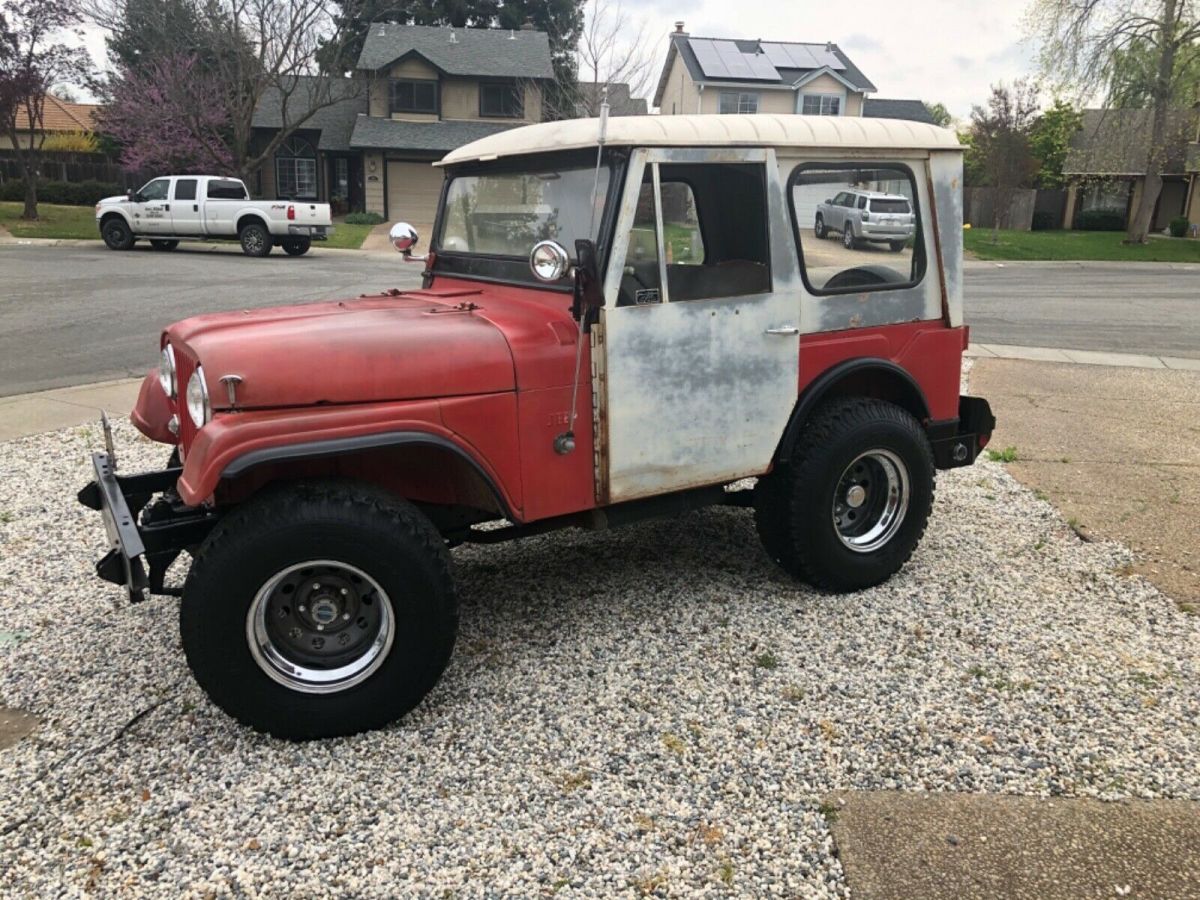 1957 Red Willys SUV