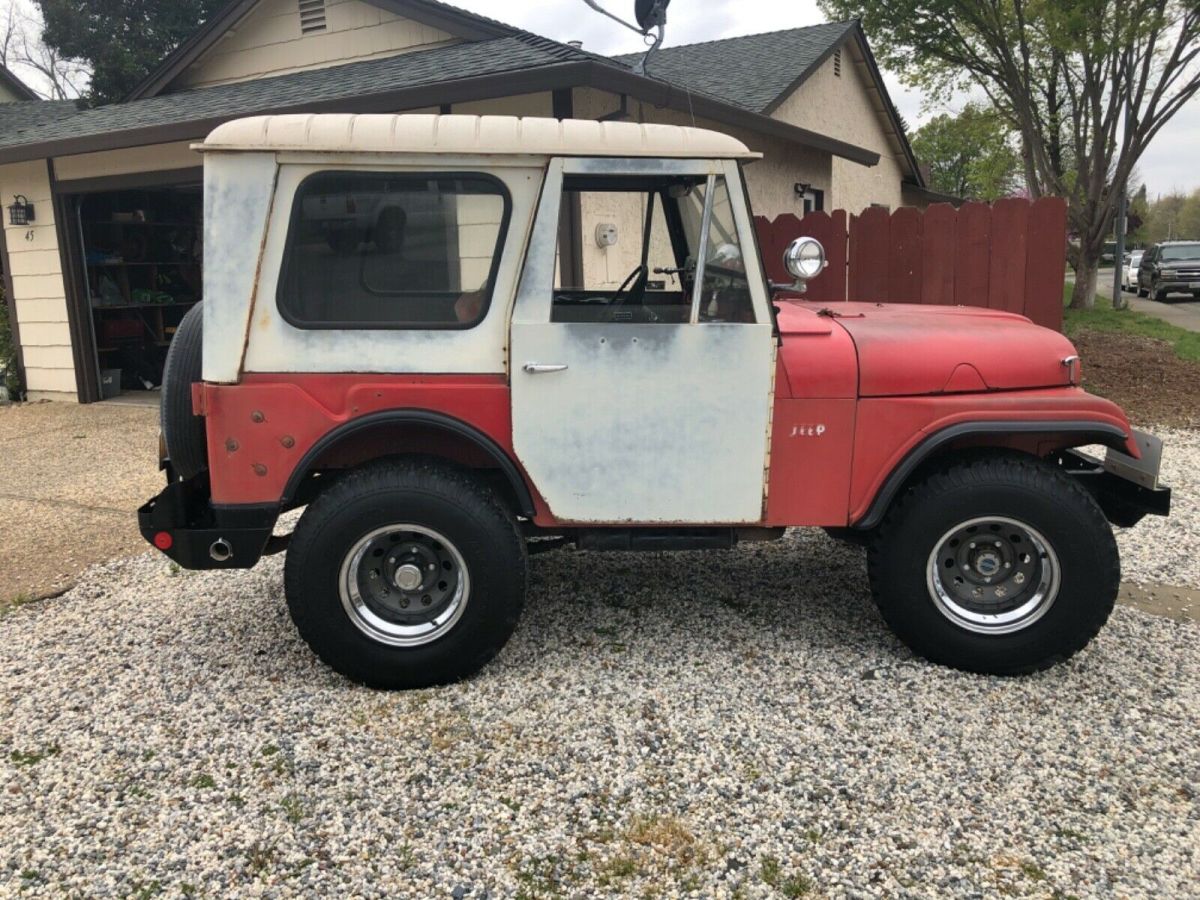 1957 Red Willys SUV