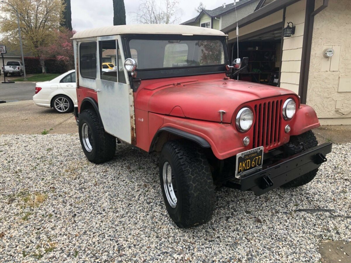 1957 Red Willys SUV