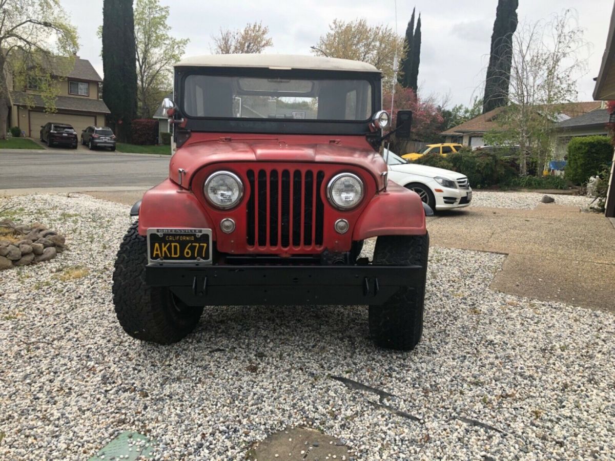 1957 Red Willys SUV