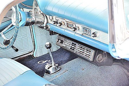 1957 STARMIST BLUE with WHITE TOP Ford Thunderbird Convertible