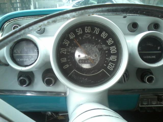 1957 Blue Chevrolet Bel Air/150/210 Sedan