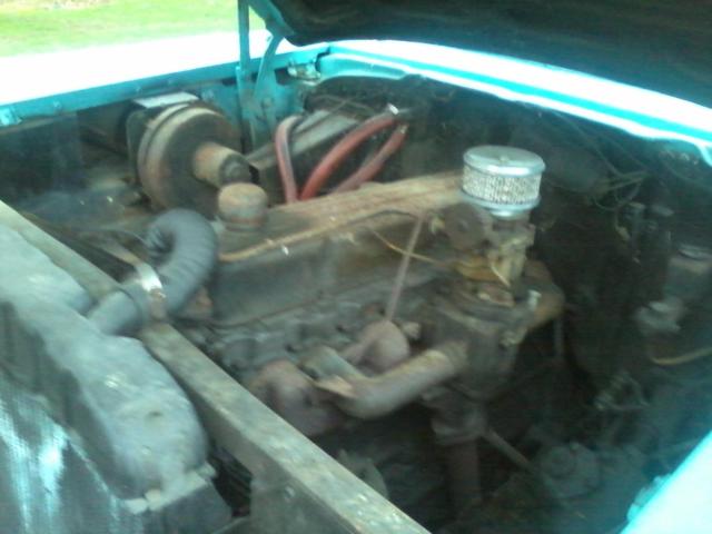 1957 Blue Chevrolet Bel Air/150/210 Sedan