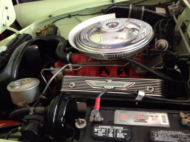 1957 Willow Green Ford Thunderbird Convertible